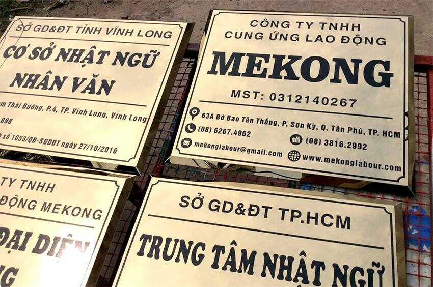 Bảng hiệu quảng c&aacute;o tại T&acirc;y Ninh - Biển hiệu mica c&ocirc;ng ty T&acirc;y Ninh
