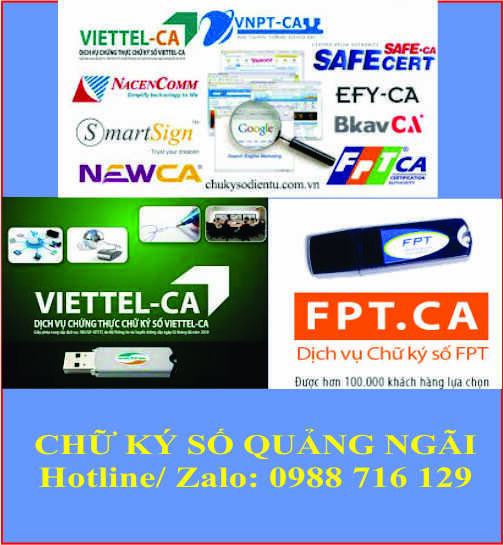 Dịch Vụ Chữ K&yacute; Số Tại Quảng Ng&atilde;i