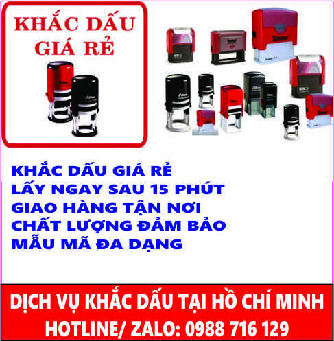 Khắc Dấu Tại Nhà Bè Hồ Chí Minh